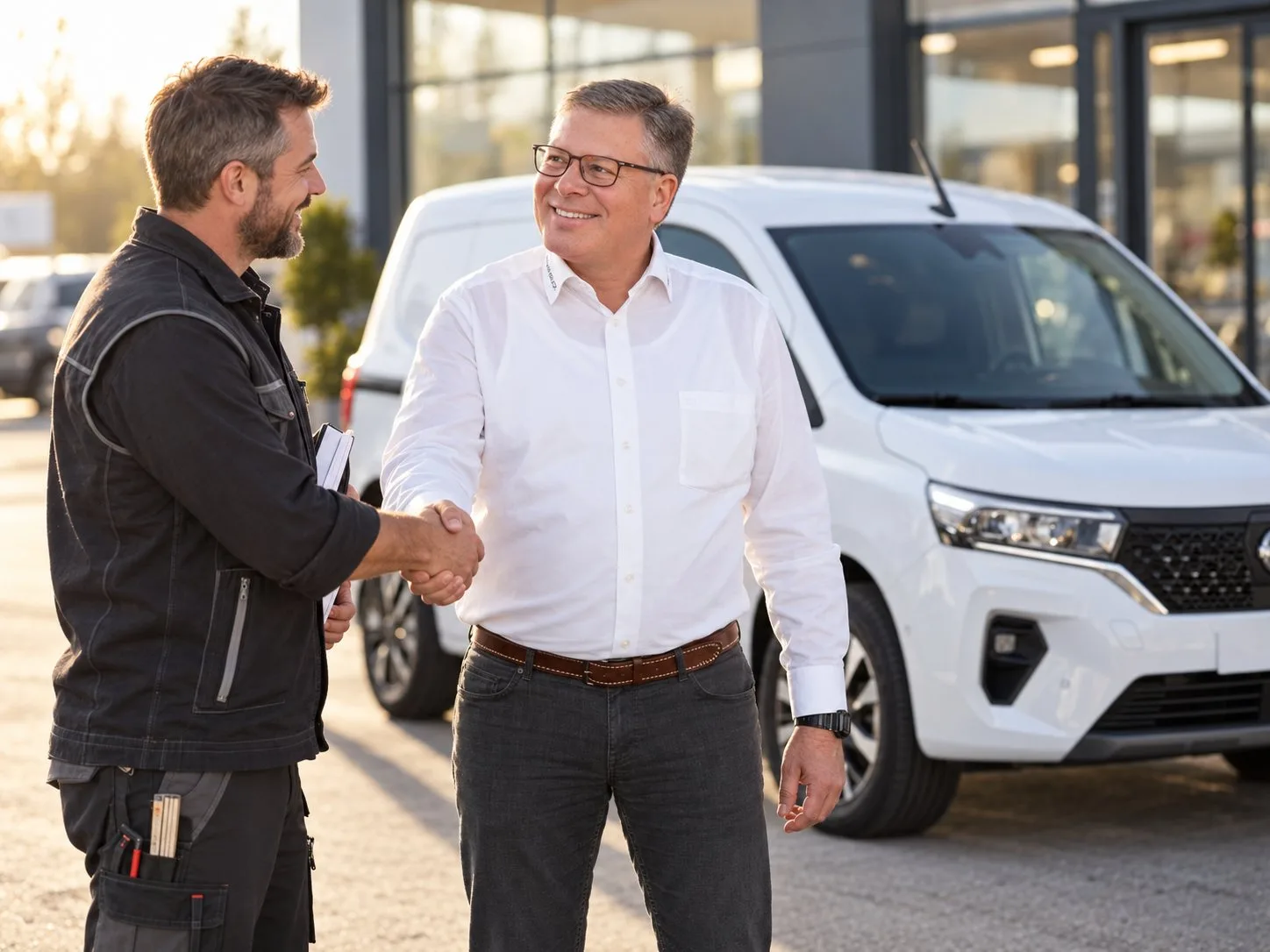 KRUCK GEWERBE-SERVICE — Übergabe eines NISSAN TOWNSTAR in Fürstenwalde